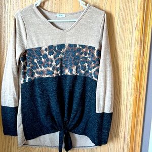 Boutique long sleeve, lightweight sweater